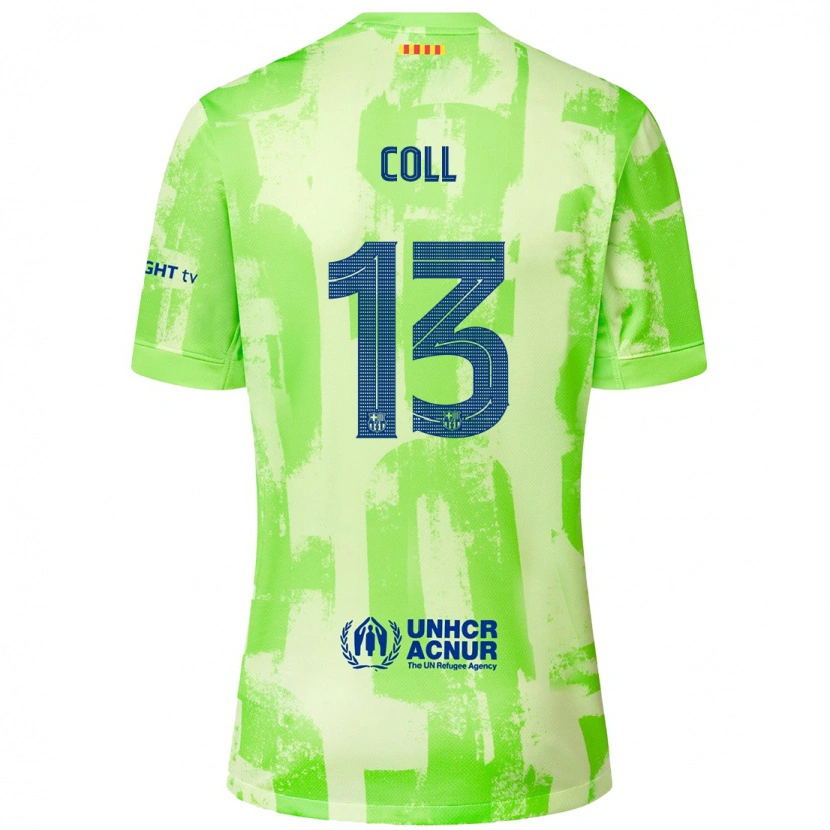 Danxen Kid Cata Coll #13 Lime Third Jersey 2024/25 T-Shirt