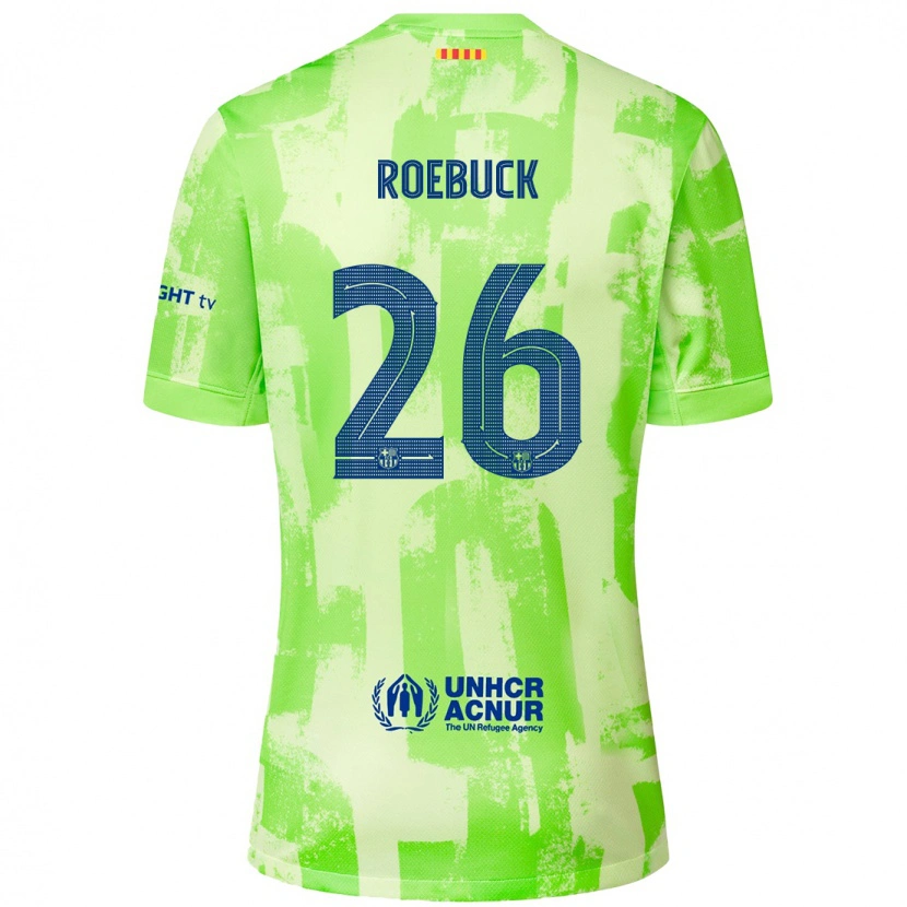 Danxen Kid Ellie Roebuck #26 Lime Third Jersey 2024/25 T-Shirt