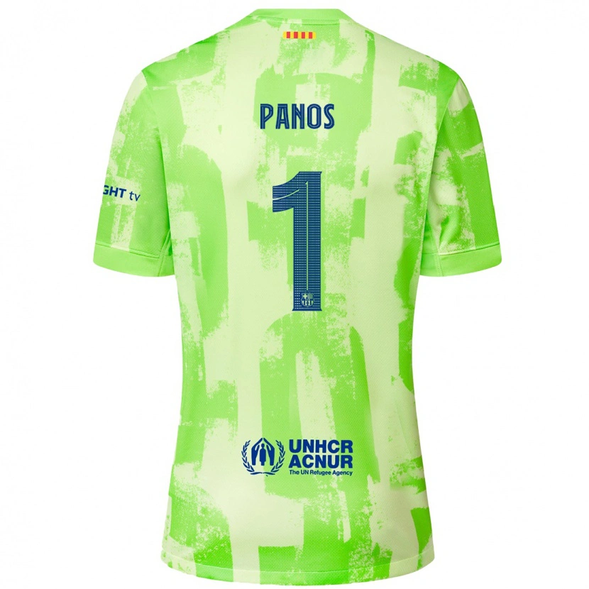 Danxen Kid Sandra Panos #1 Lime Third Jersey 2024/25 T-Shirt