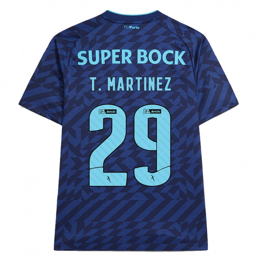 Danxen Kid Toni Martínez #29 Navy Blue Third Jersey 2024/25 T-Shirt