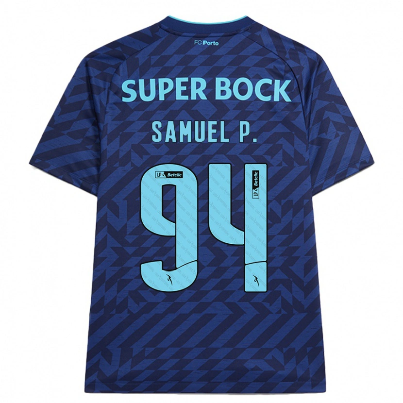 Danxen Kid Samuel Portugal #94 Navy Blue Third Jersey 2024/25 T-Shirt