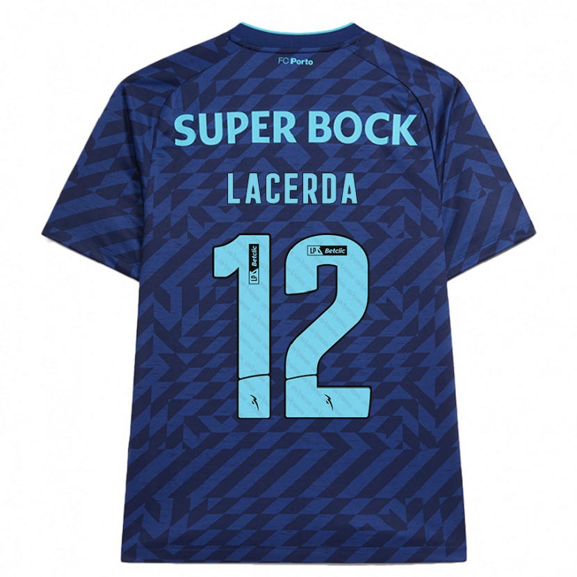 Danxen Kid Lacerda #12 Navy Blue Third Jersey 2024/25 T-Shirt