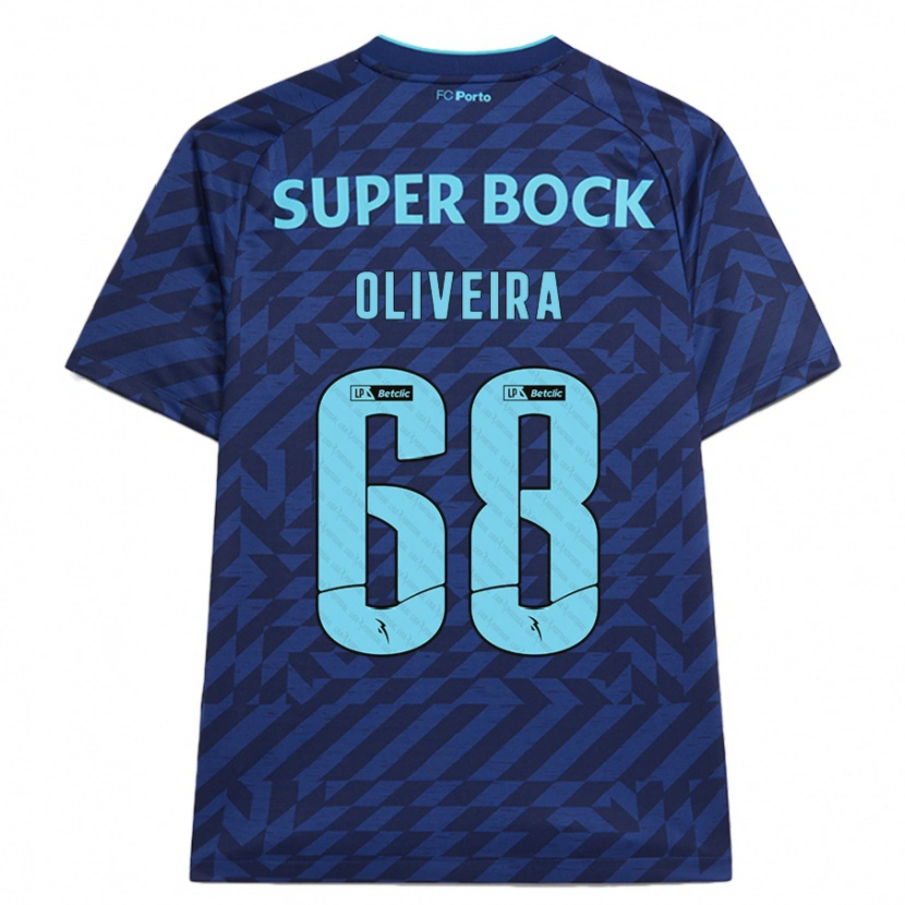 Danxen Kid André Oliveira #68 Navy Blue Third Jersey 2024/25 T-Shirt