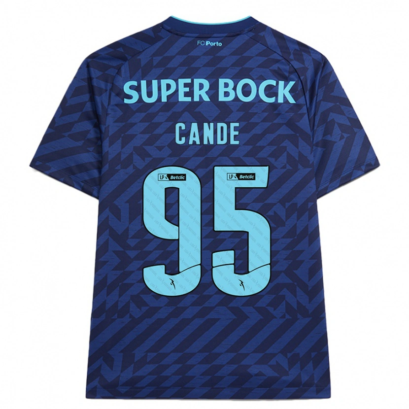 Danxen Kid Anhá Cande #95 Navy Blue Third Jersey 2024/25 T-Shirt