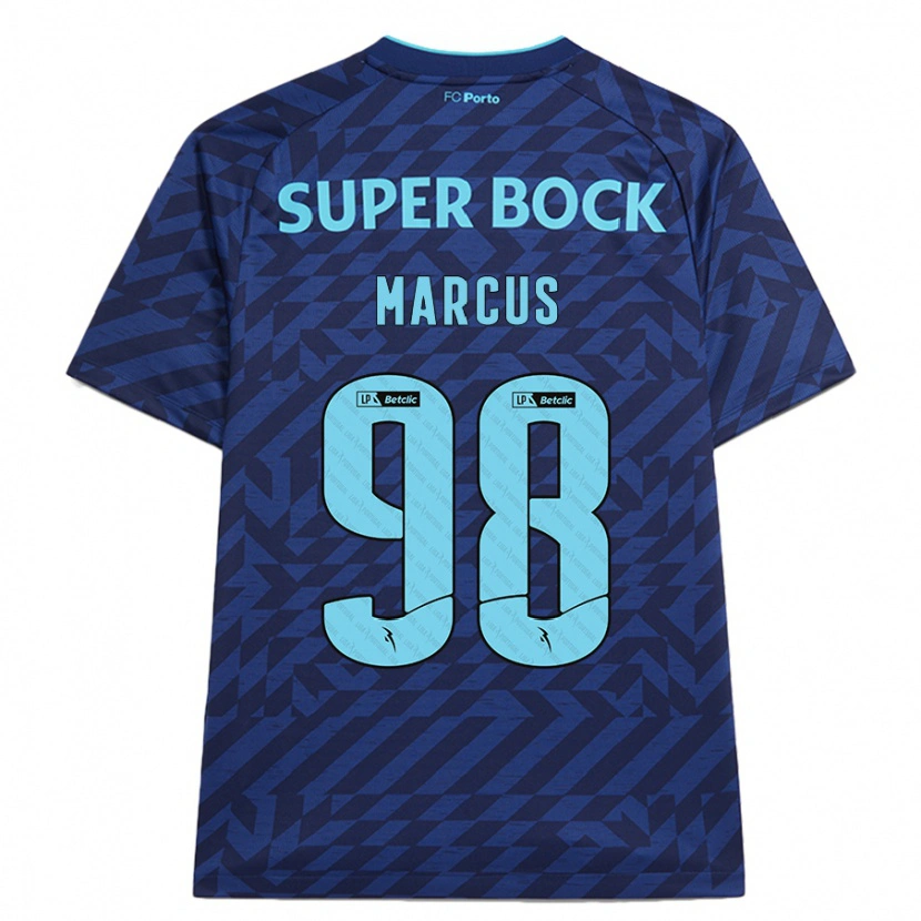 Danxen Kid Abraham Marcus #98 Navy Blue Third Jersey 2024/25 T-Shirt