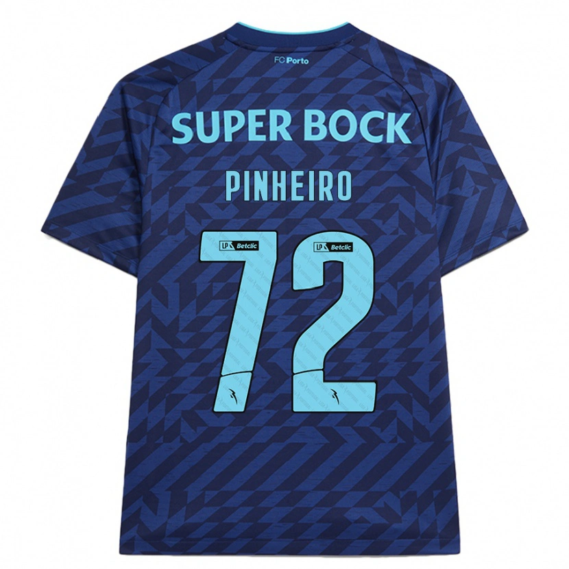 Danxen Kid Rodrigo Pinheiro #72 Navy Blue Third Jersey 2024/25 T-Shirt