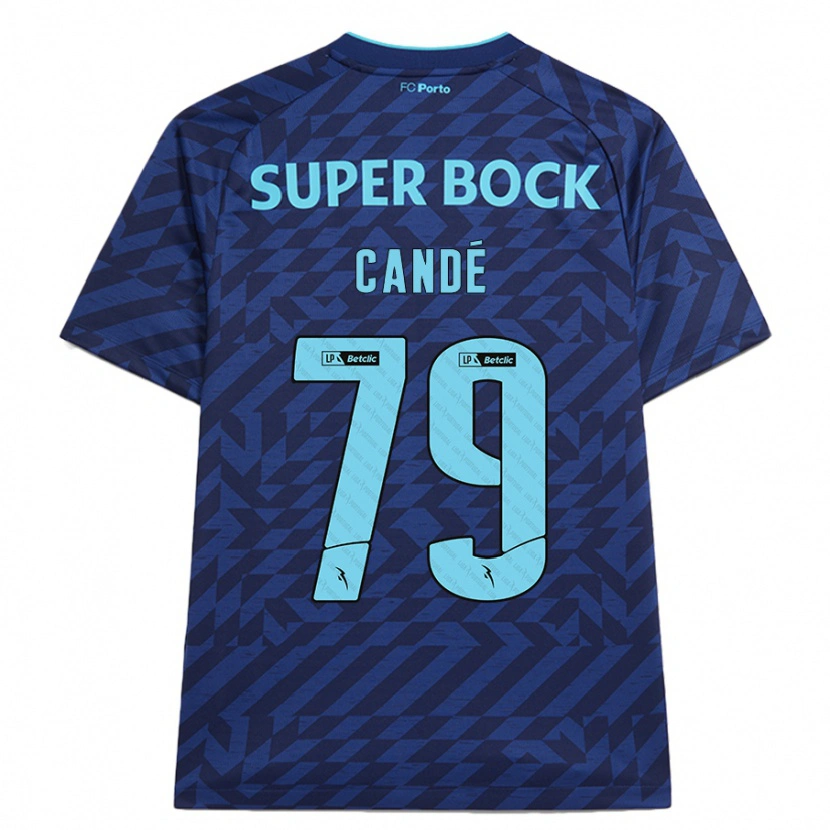 Danxen Kid Umaro Candé #79 Navy Blue Third Jersey 2024/25 T-Shirt