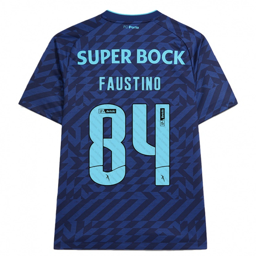 Danxen Kid Levi Faustino #84 Navy Blue Third Jersey 2024/25 T-Shirt