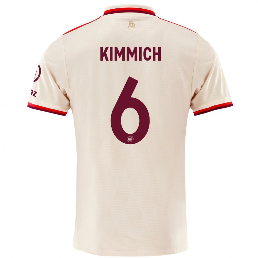 Danxen Kid Joshua Kimmich #6 Linen Third Jersey 2024/25 T-Shirt