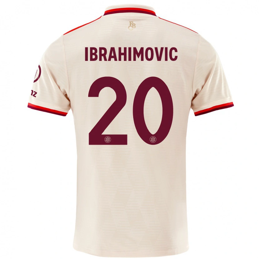 Danxen Kid Arijon Ibrahimovic #20 Linen Third Jersey 2024/25 T-Shirt