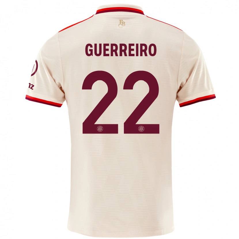 Danxen Kid Raphaël Guerreiro #22 Linen Third Jersey 2024/25 T-Shirt