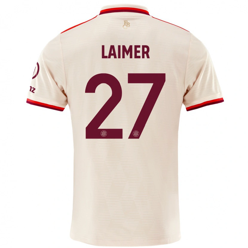 Danxen Kid Konrad Laimer #27 Linen Third Jersey 2024/25 T-Shirt