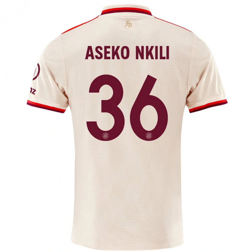 Danxen Kid Noël Aséko Nkili #36 Linen Third Jersey 2024/25 T-Shirt