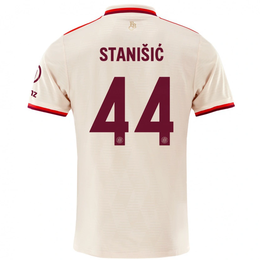 Danxen Kid Josip Stanisic #44 Linen Third Jersey 2024/25 T-Shirt