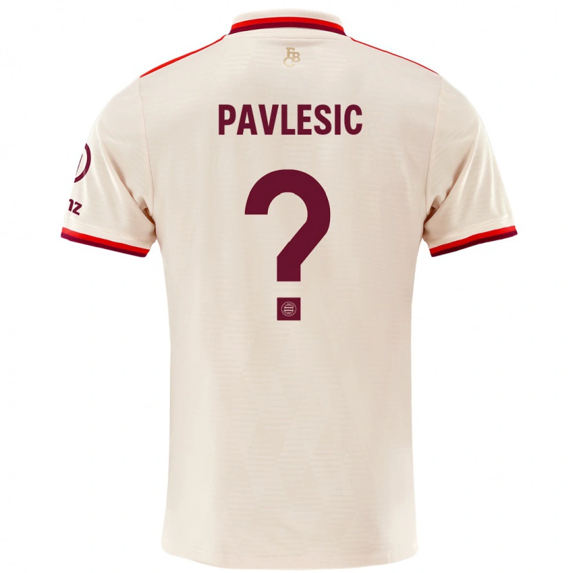 Danxen Kid Anthony Pavlesic #0 Linen Third Jersey 2024/25 T-Shirt