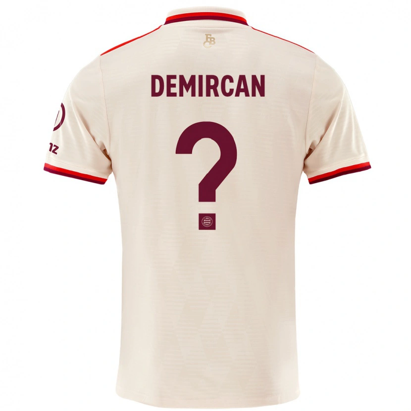 Danxen Kid Emirhan Demircan #0 Linen Third Jersey 2024/25 T-Shirt