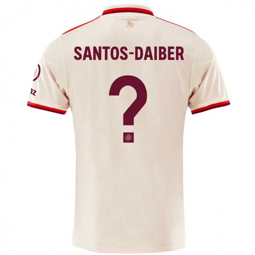 Danxen Kid David Santos-Daiber #0 Linen Third Jersey 2024/25 T-Shirt