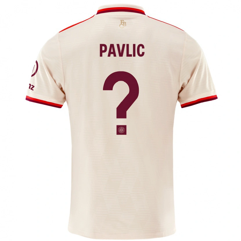 Danxen Kid Raphael Pavlic #0 Linen Third Jersey 2024/25 T-Shirt