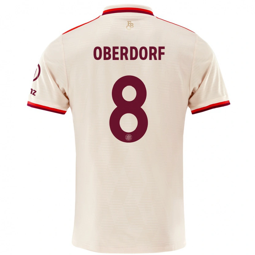 Danxen Kid Lena Oberdorf #8 Linen Third Jersey 2024/25 T-Shirt