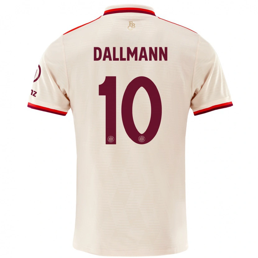 Danxen Kid Linda Dallmann #10 Linen Third Jersey 2024/25 T-Shirt