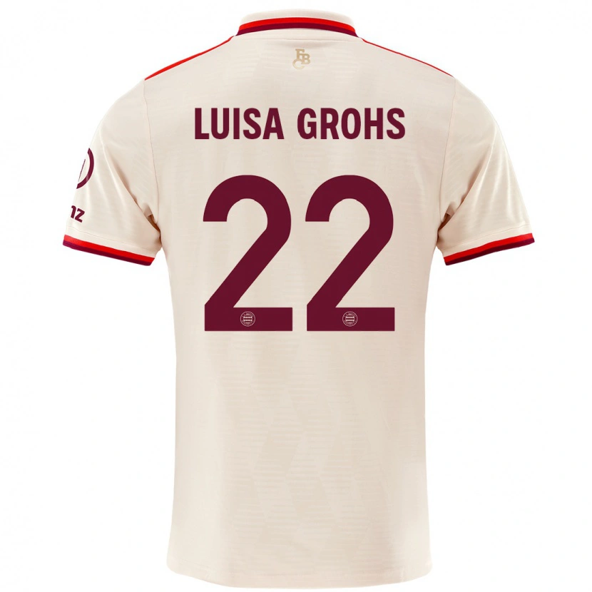 Danxen Kid Maria Luisa Grohs #22 Linen Third Jersey 2024/25 T-Shirt