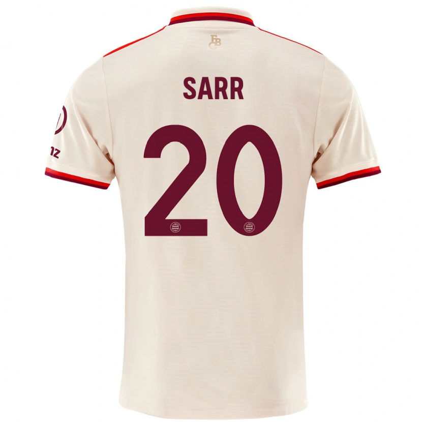 Danxen Kid Bouna Sarr #20 Linen Third Jersey 2024/25 T-Shirt