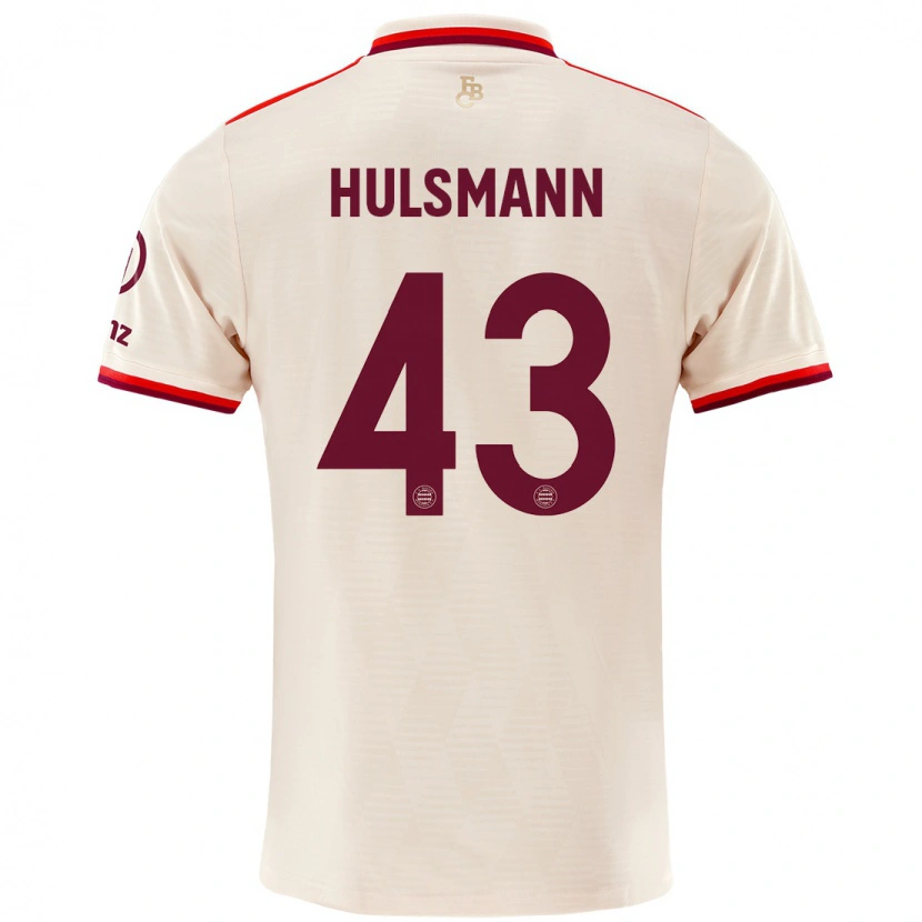 Danxen Kid Tom Hülsmann #43 Linen Third Jersey 2024/25 T-Shirt