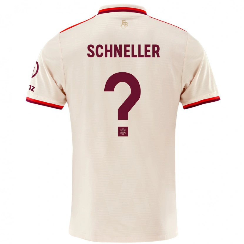 Danxen Kid Lukas Schneller #0 Linen Third Jersey 2024/25 T-Shirt