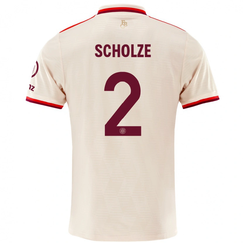 Danxen Kid Max Scholze #2 Linen Third Jersey 2024/25 T-Shirt