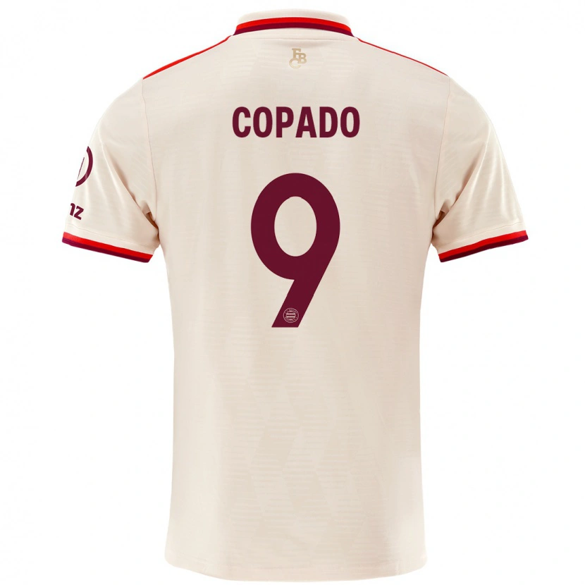 Danxen Kid Lucas Copado #9 Linen Third Jersey 2024/25 T-Shirt