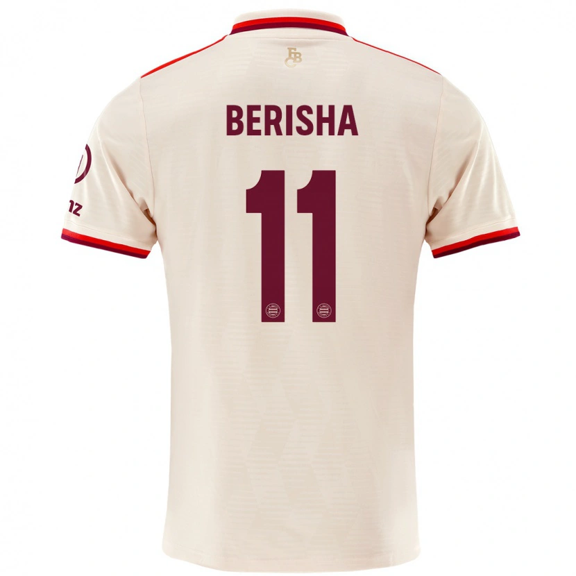 Danxen Kid Dion Berisha #11 Linen Third Jersey 2024/25 T-Shirt