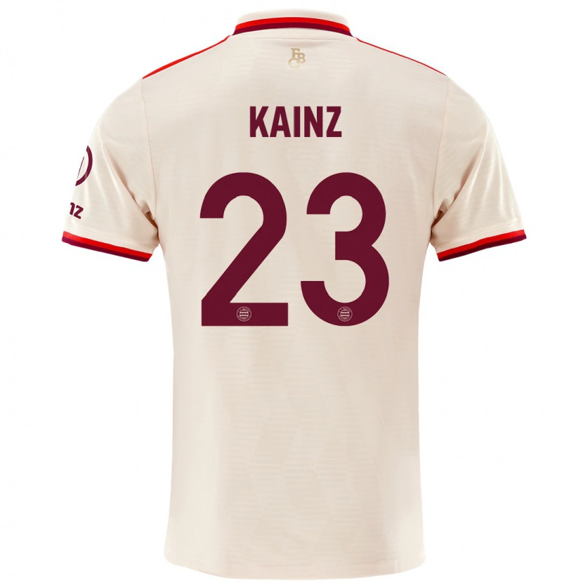 Danxen Kid Manuel Kainz #23 Linen Third Jersey 2024/25 T-Shirt