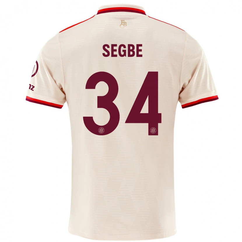 Danxen Kid Désiré Sègbè #34 Linen Third Jersey 2024/25 T-Shirt