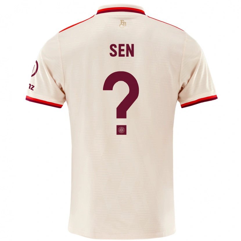 Danxen Kid Salih Sen #0 Linen Third Jersey 2024/25 T-Shirt