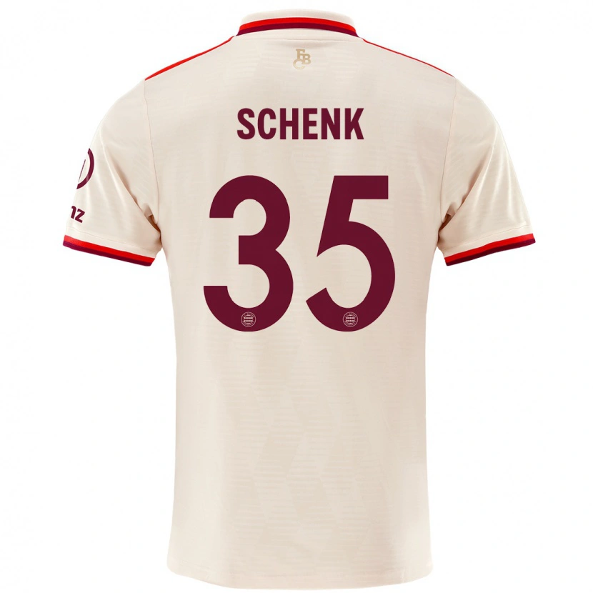 Danxen Kid Johannes Schenk #35 Linen Third Jersey 2024/25 T-Shirt