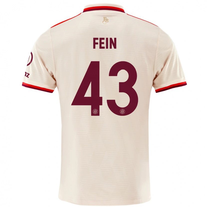 Danxen Kid Adrian Fein #43 Linen Third Jersey 2024/25 T-Shirt