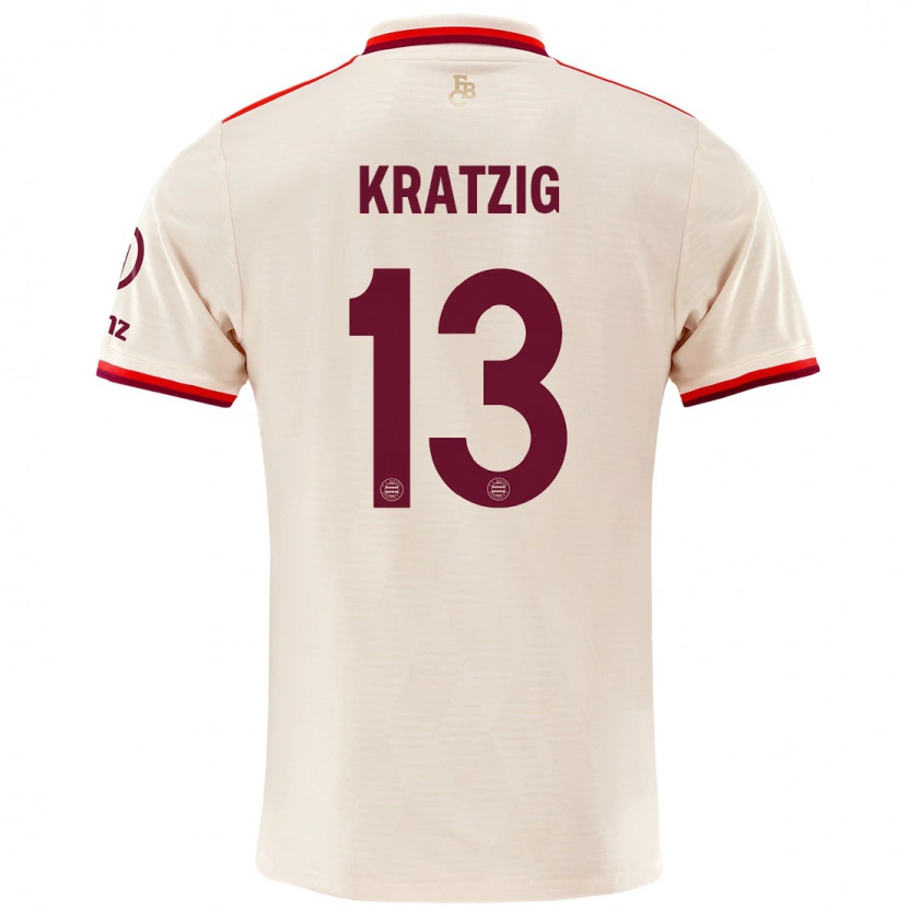 Danxen Kid Frans Kratzig #13 Linen Third Jersey 2024/25 T-Shirt