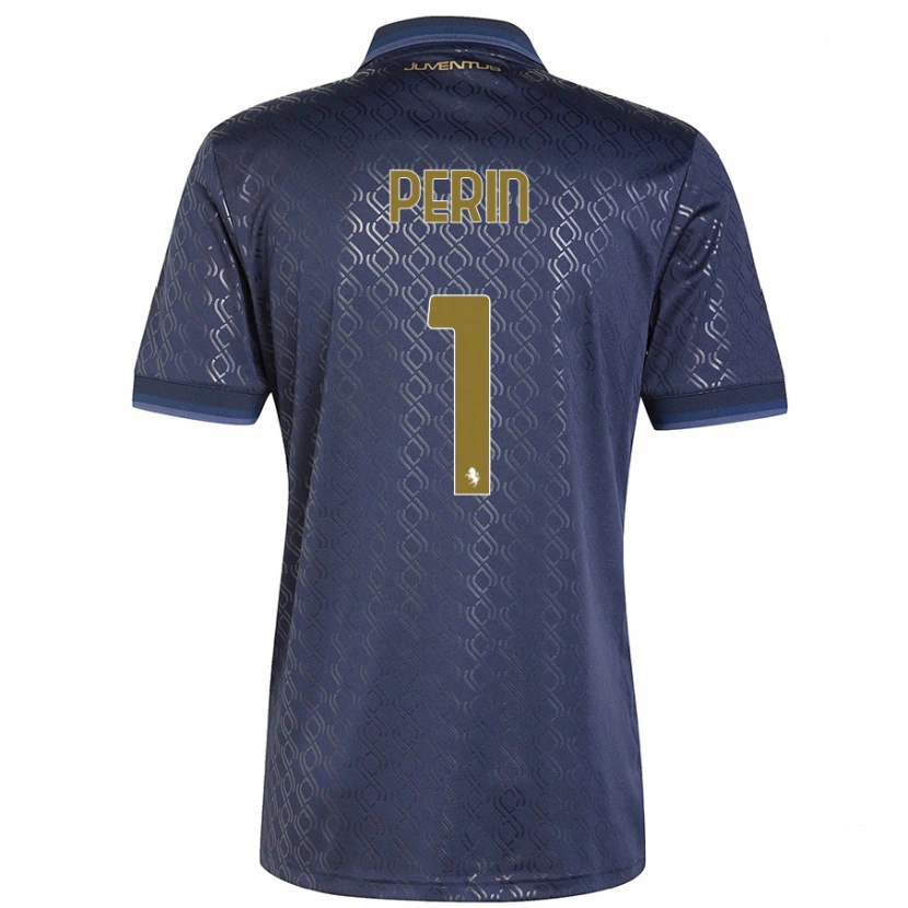 Danxen Kid Mattia Perin #1 Navy Blue Third Jersey 2024/25 T-Shirt