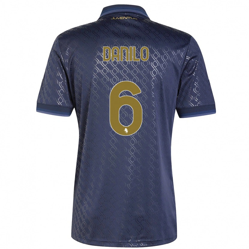 Danxen Kid Danilo #6 Navy Blue Third Jersey 2024/25 T-Shirt