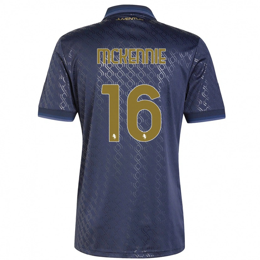 Danxen Kid Weston Mckennie #16 Navy Blue Third Jersey 2024/25 T-Shirt