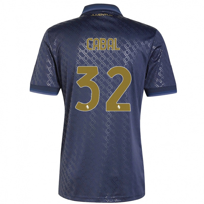 Danxen Kid Juan Cabal #32 Navy Blue Third Jersey 2024/25 T-Shirt