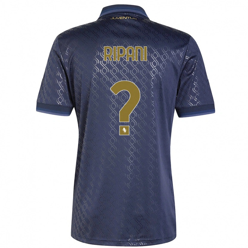 Danxen Kid Diego Ripani #0 Navy Blue Third Jersey 2024/25 T-Shirt