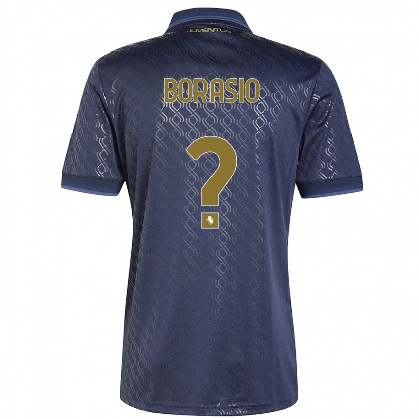 Danxen Kid Benit Borasio #0 Navy Blue Third Jersey 2024/25 T-Shirt