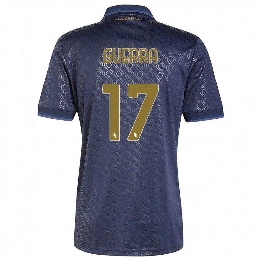 Danxen Kid Simone Guerra #17 Navy Blue Third Jersey 2024/25 T-Shirt