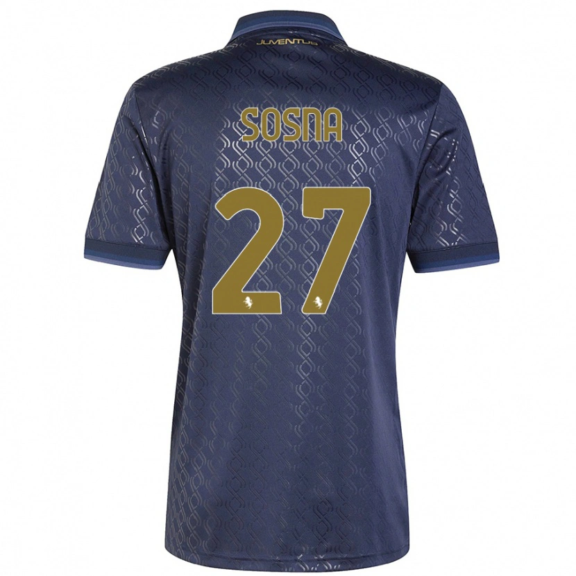 Danxen Kid Adam Sosna #27 Navy Blue Third Jersey 2024/25 T-Shirt