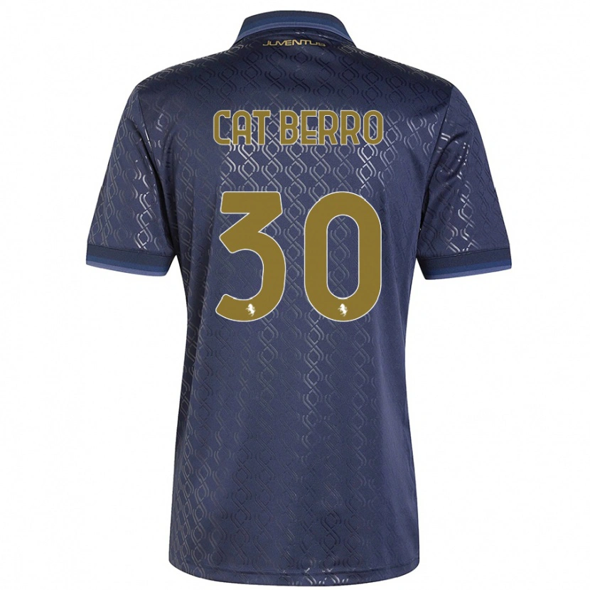 Danxen Kid Simone Cat Berro #30 Navy Blue Third Jersey 2024/25 T-Shirt