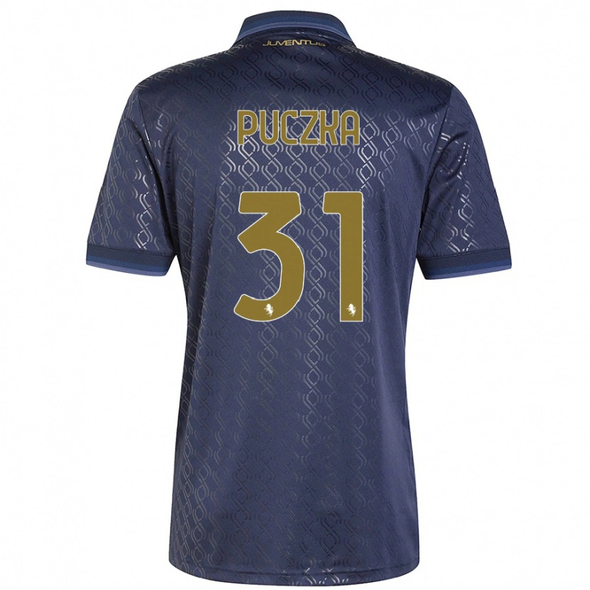 Danxen Kid David Puczka #31 Navy Blue Third Jersey 2024/25 T-Shirt