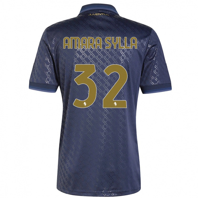 Danxen Kid Idris Amara Sylla #32 Navy Blue Third Jersey 2024/25 T-Shirt