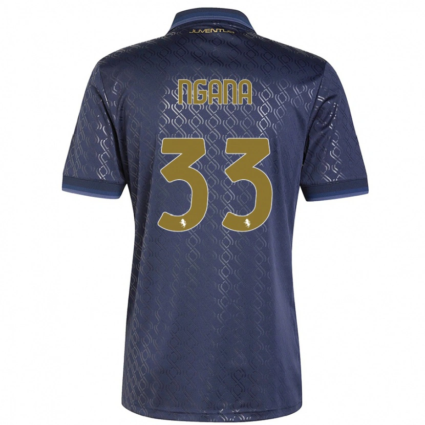 Danxen Kid Valdes Ngana #33 Navy Blue Third Jersey 2024/25 T-Shirt