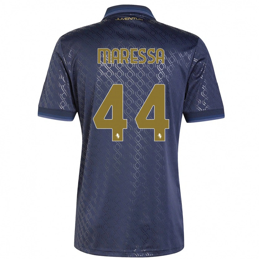 Danxen Kid Tommaso Maressa #44 Navy Blue Third Jersey 2024/25 T-Shirt